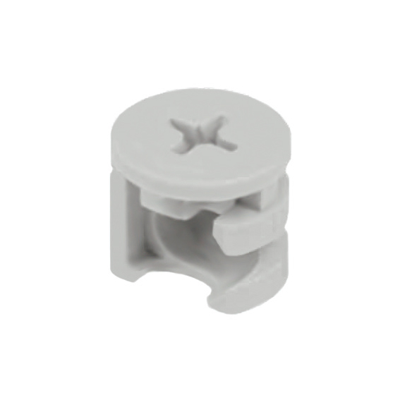 Пластиковый эксцентрик d15 мм, д/ДСП 16мм, серый