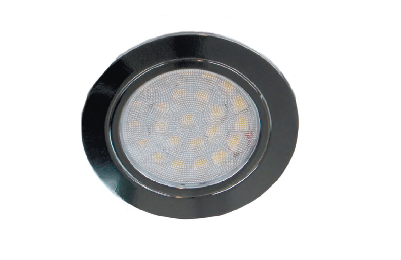 Светильник Queen LED 2W встраиваемый дневн. свет/шлиф.никель