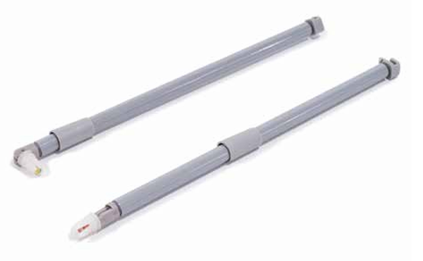 Комплект релингов для Eurobox 500мм, серый