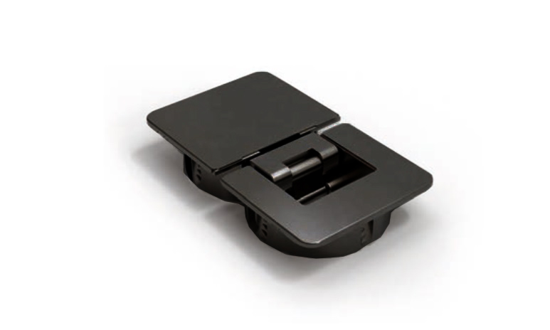 Петля секретерная врезная D35, антрацит