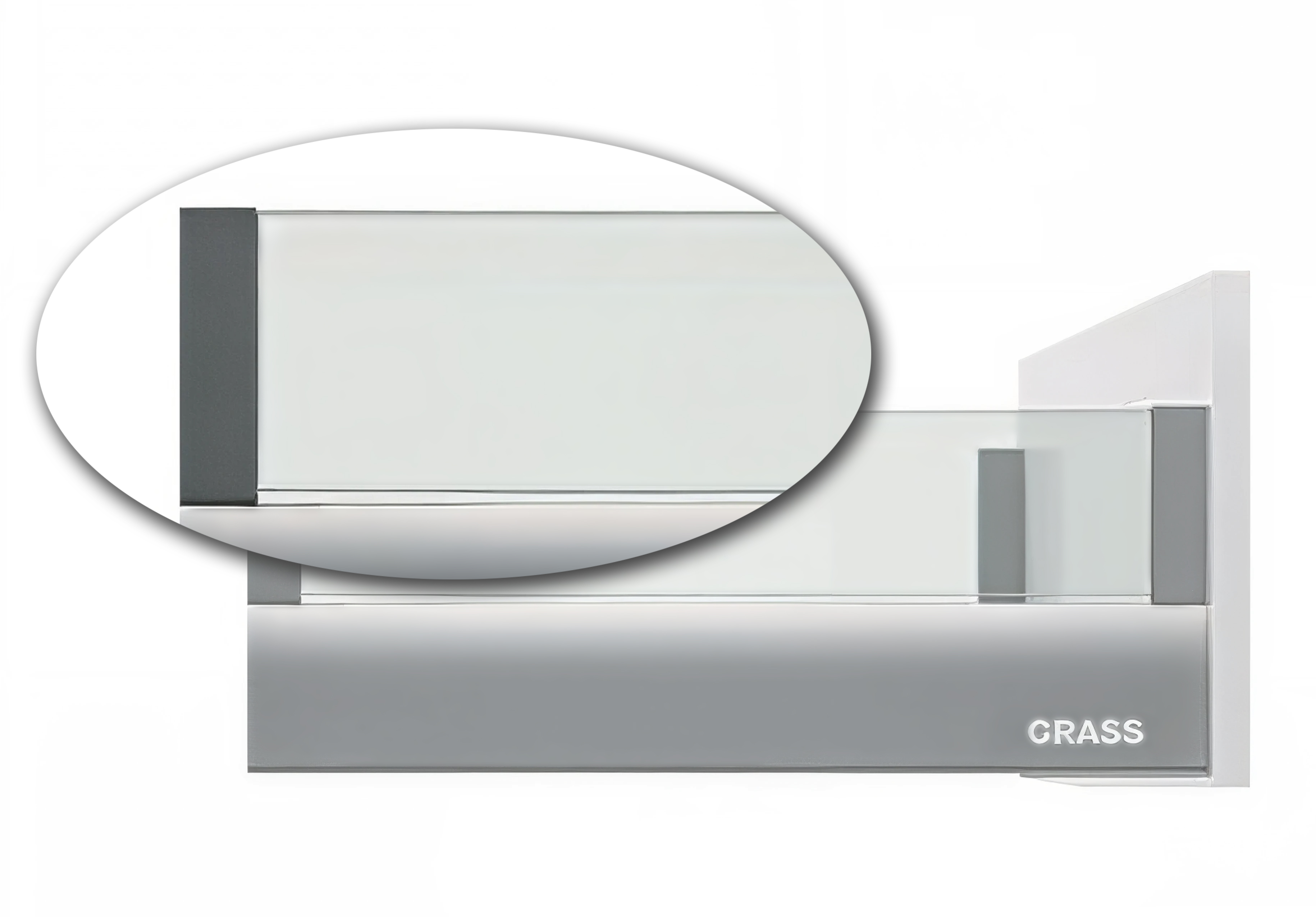 Вставка стекл. осветл. д/NovaCrystal 463х96мм