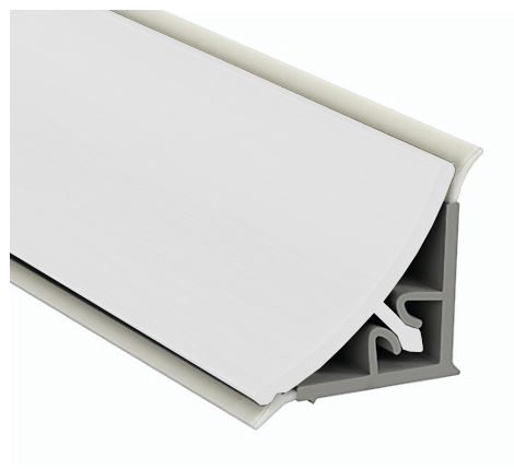 Профиль пристеночный треугольный, L=4.2м 16x16 мм, белый матовый