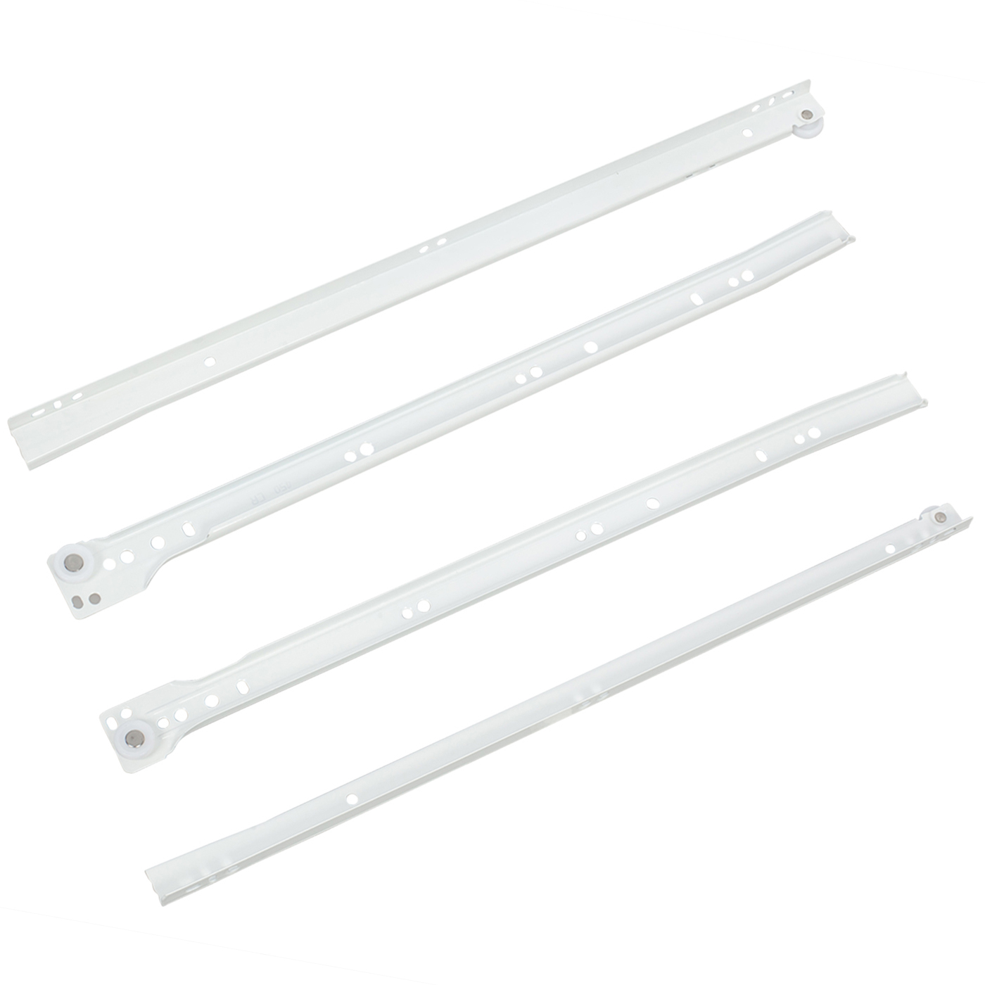 Роликовые направляющие 250мм, белый Роликовые направляющие 250мм, белый